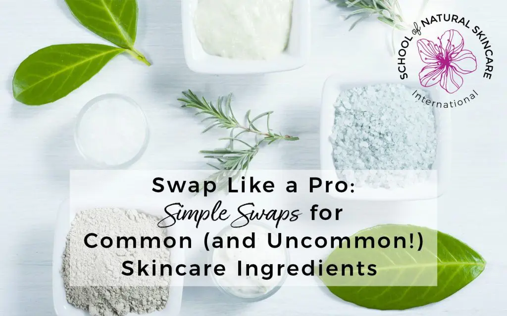 Discover simple and luxury swaps for beeswax, carrier oils, water, butters and humectants. Simplify an expensive ingredient list, upgrade a skincare formulation or simply use an ingredient that is more readily available.