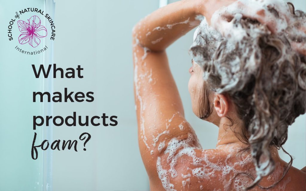 What makes products foam?