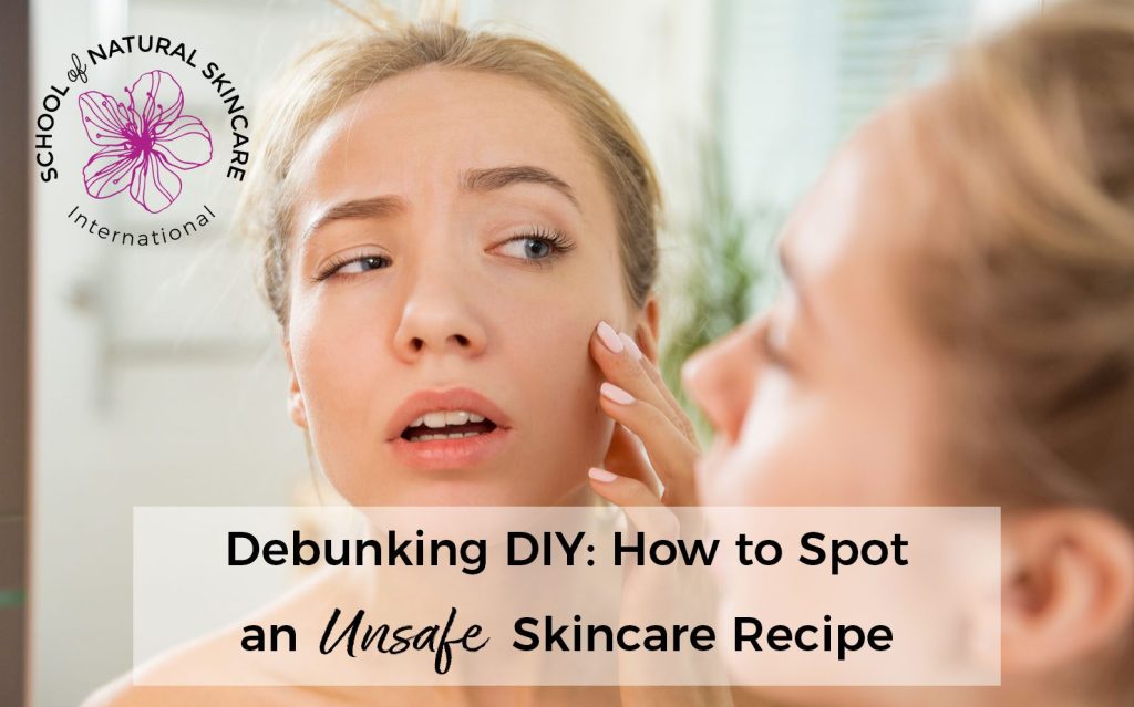 How to spot an unsafe skincare recipe