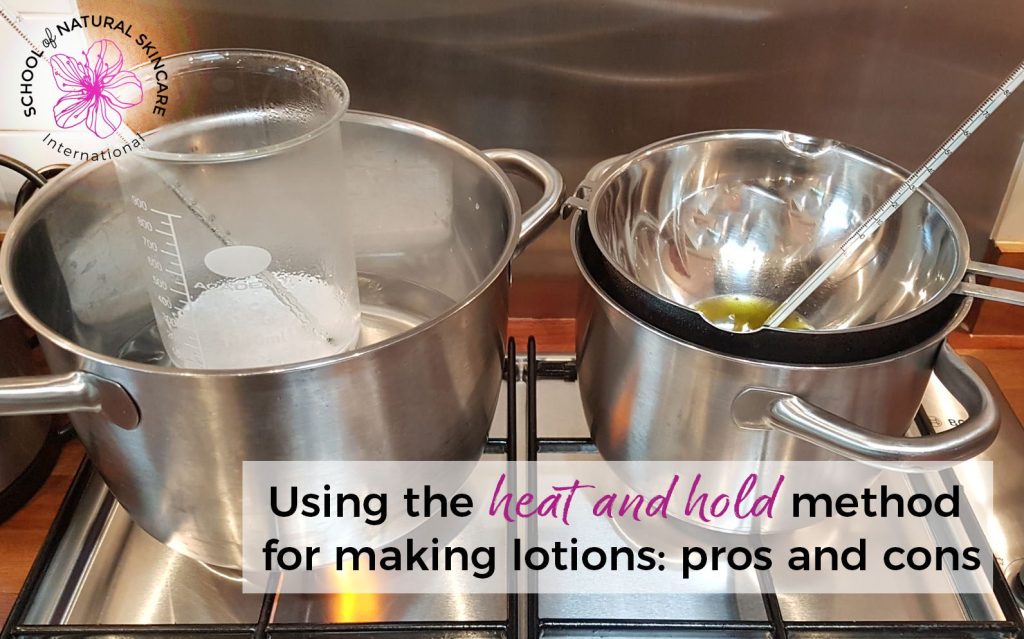 Do you need to use the heat and hold method when making creams and lotions? Is it necessary or a waste of time? Here we discuss the pros and cons so you can make up your own mind.