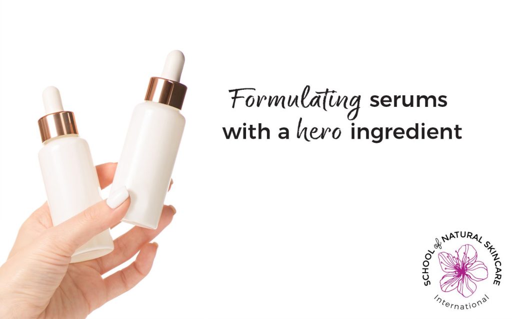 A hero ingredient can take the spotlight in a natural serum formulation, and provide amazing benefits to the skin!