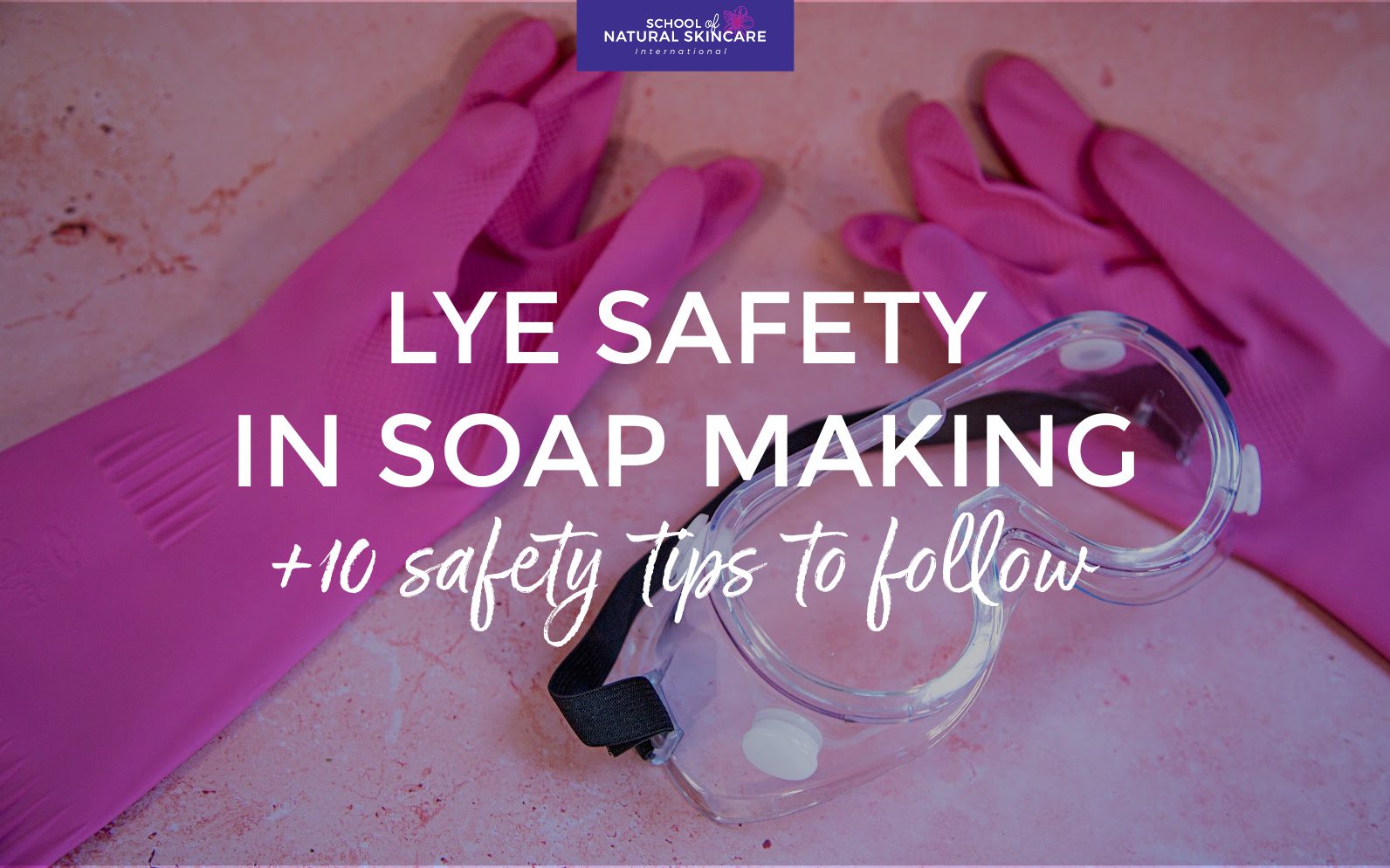Always protect your face and hands when working with Sodium Hydroxide