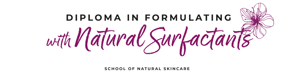 Diploma in Natural Surfactants Formulation, Skincare School