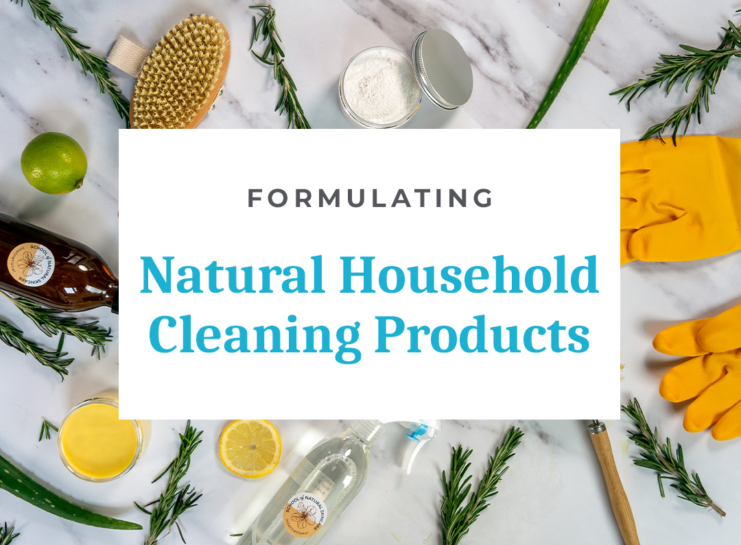 Natural ingredients for household cleaning products.