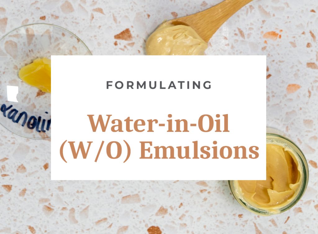 Guide to Water-in-Oil Emulsions Formulation