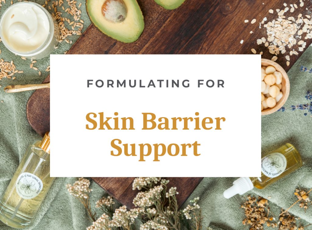 Natural ingredients for skin barrier formulation