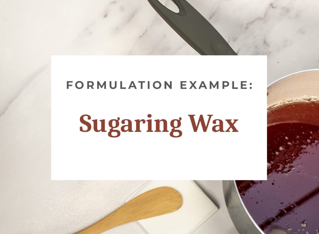 Sugaring Wax recipe and method example